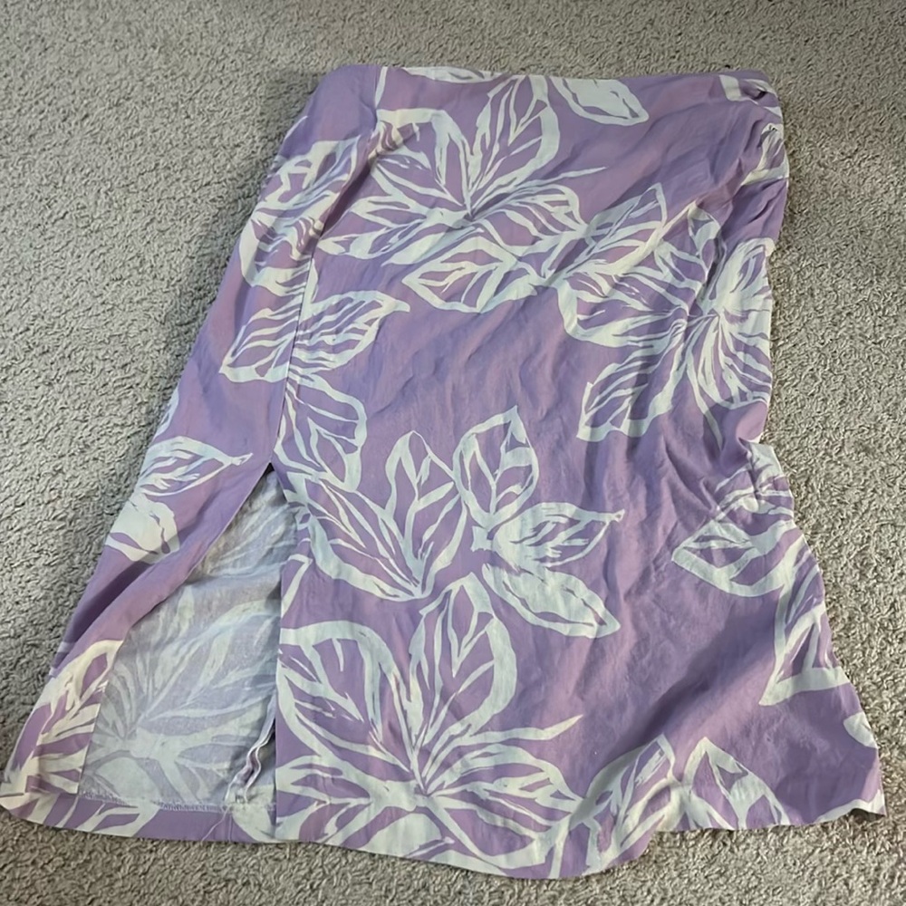 Floral Purple Eloquii Skirt